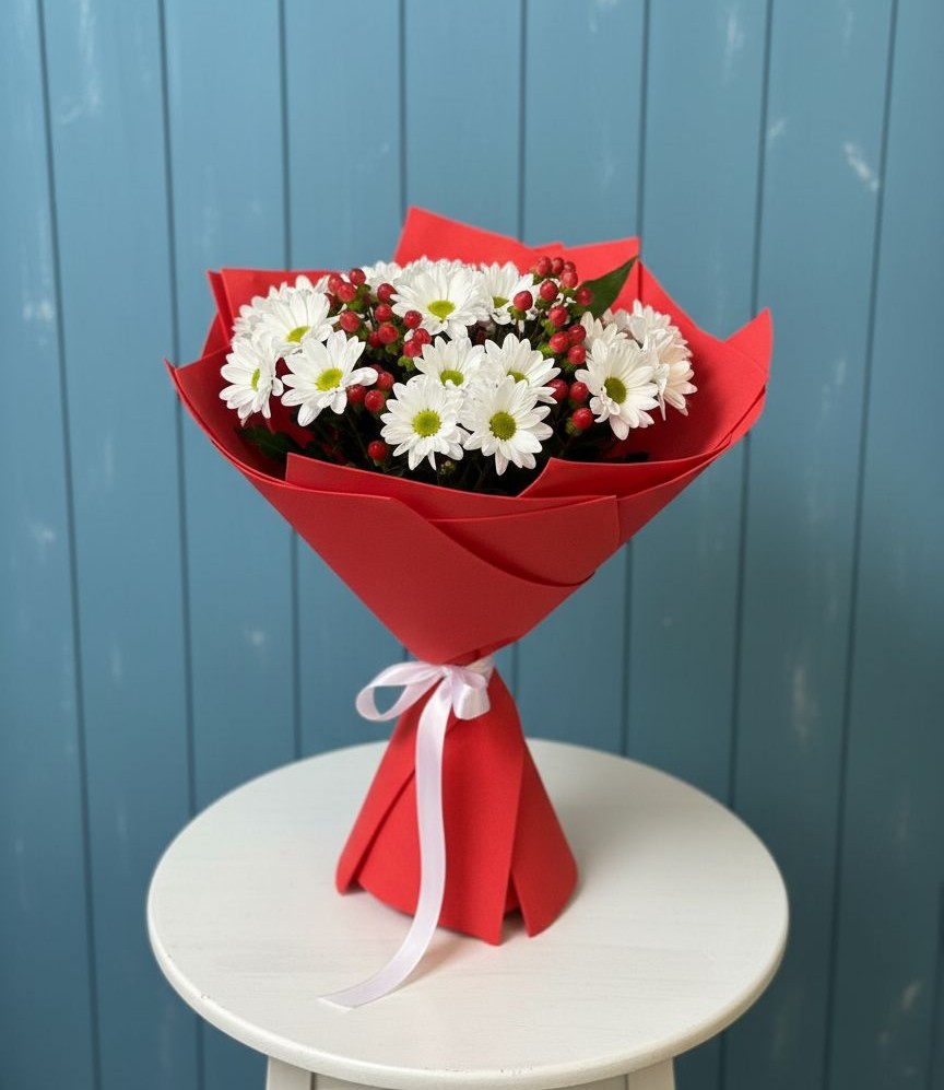 Букет цветов из: Хризантемы в Бохане