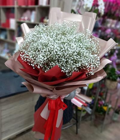 Букет цветов из: Гипсофила в Бохане