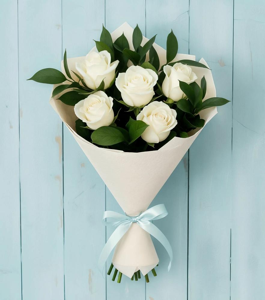 Букет цветов из: Розы в Бохане