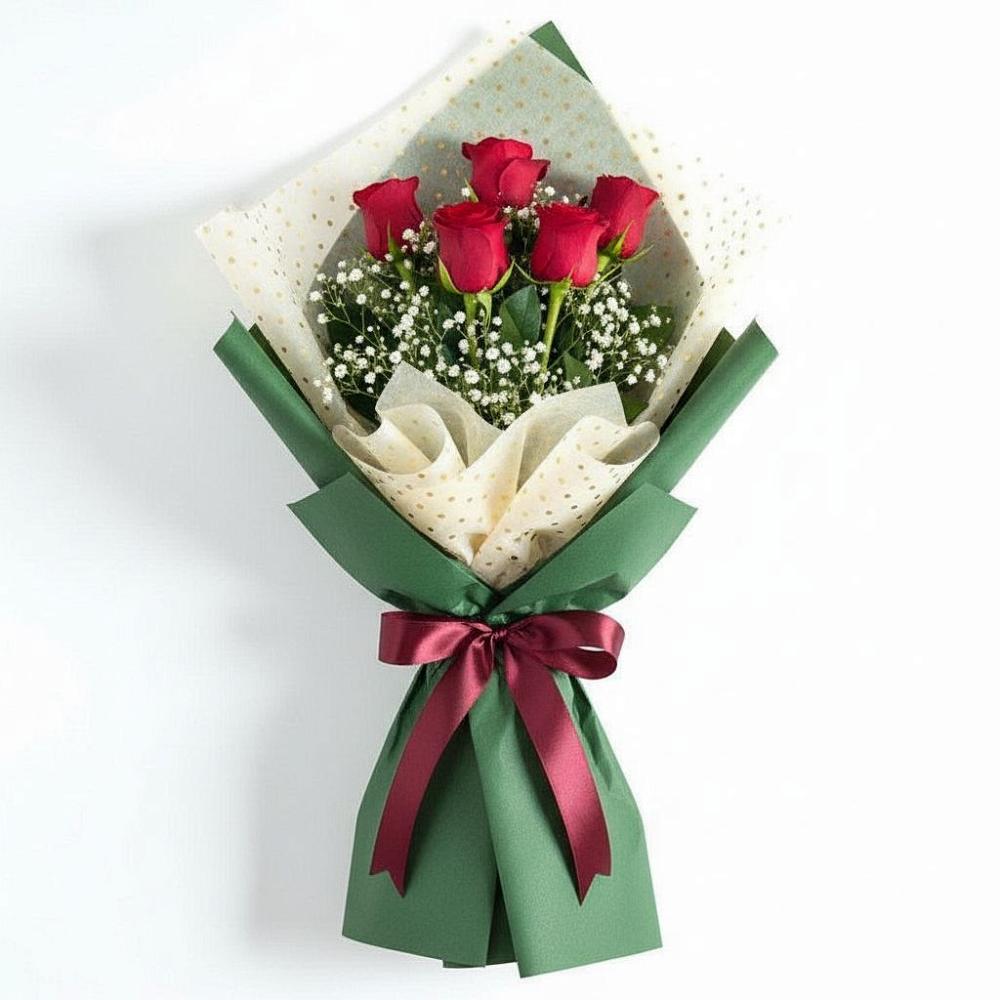 Букет цветов из: Розы в Бохане