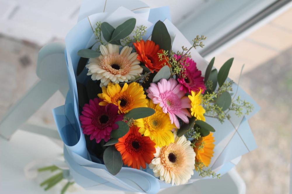 Букет цветов из: Герберы в Бохане