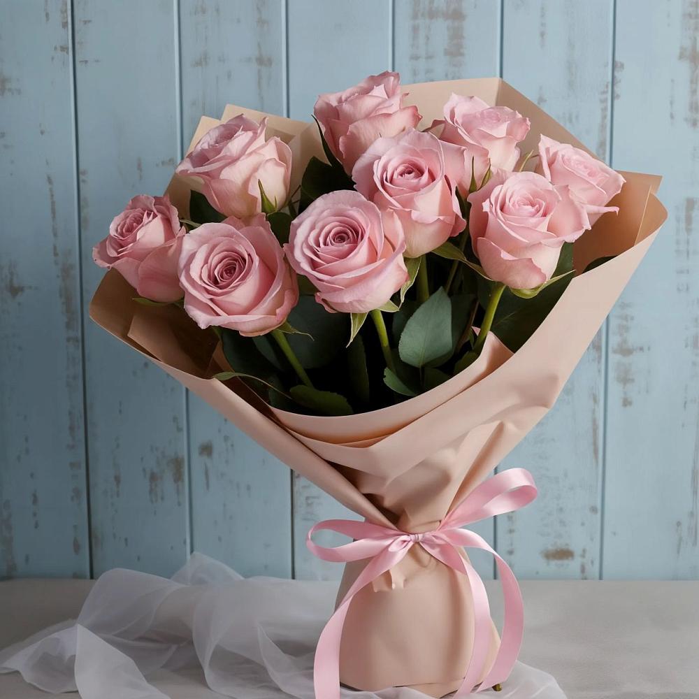 Букет цветов из: Розы в Бохане