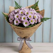 Букет цветов из:  Хризантемы #REPLACE_PRED# Бохане