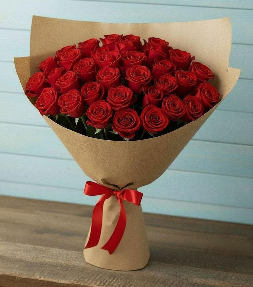 Букет Красные розы Милано в Бохане