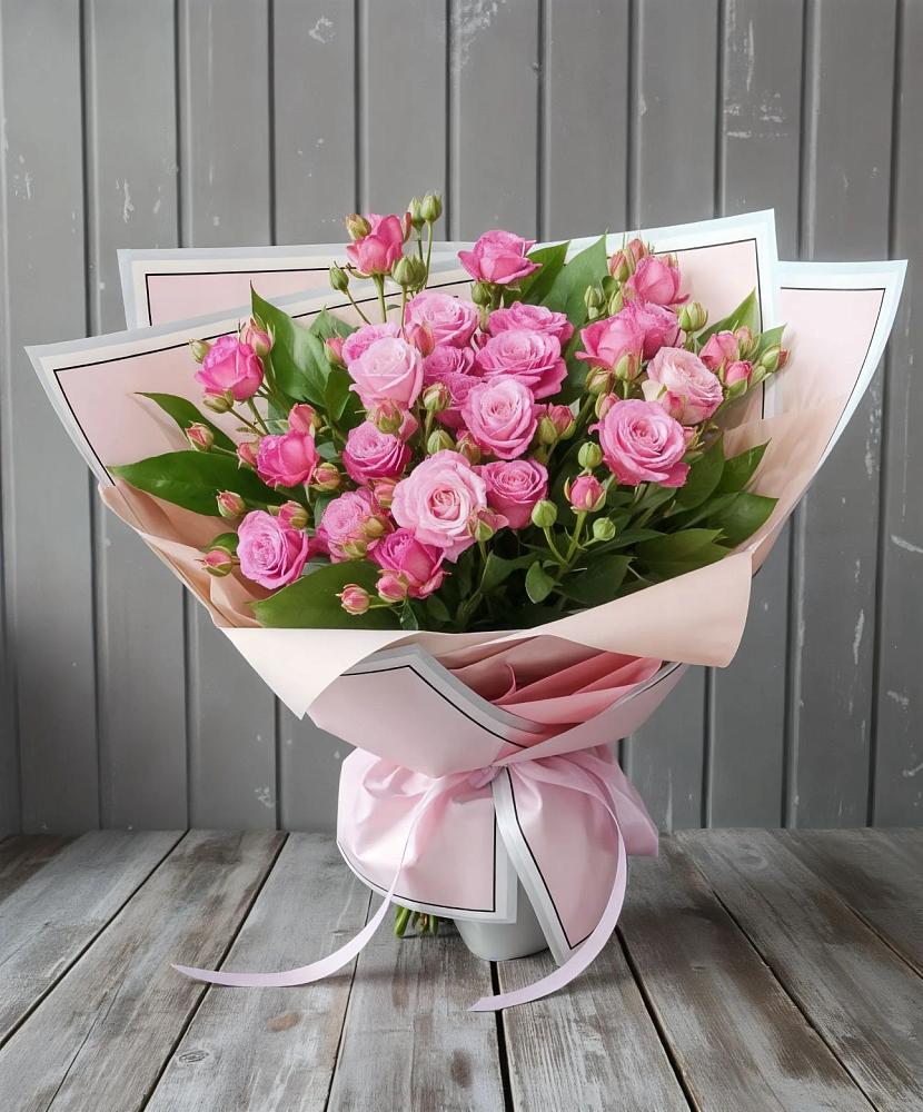 Букет Розовый кустик в Бохане