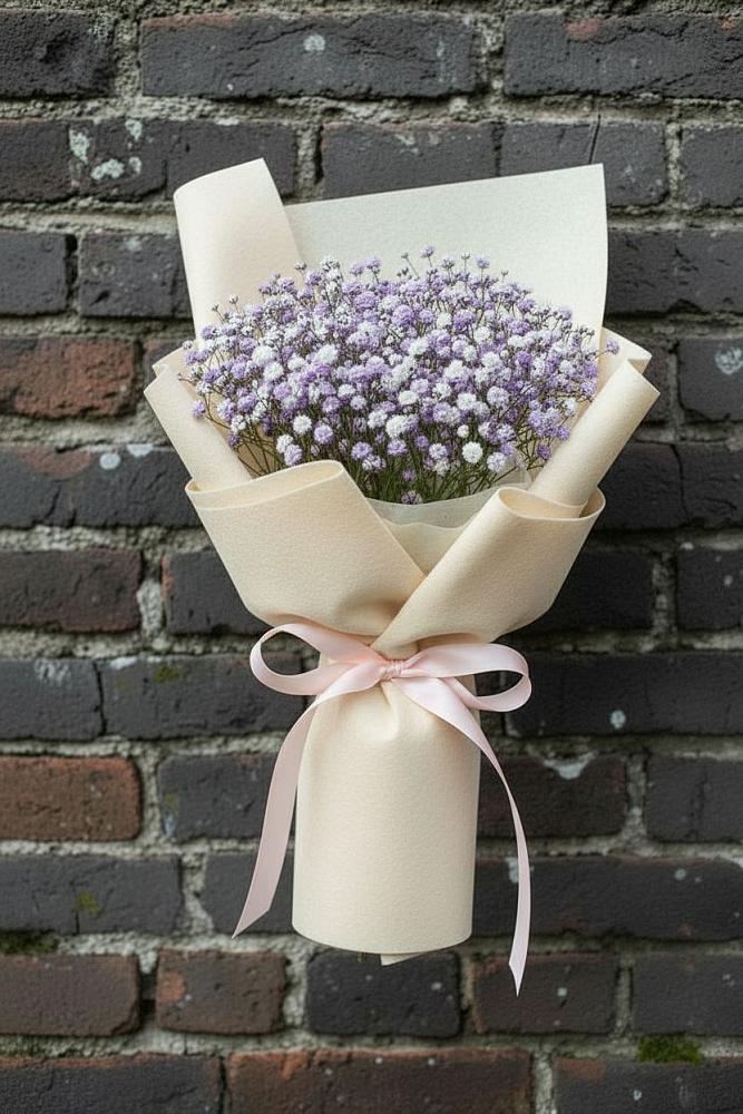 Букет цветов из: Гипсофила в Бохане