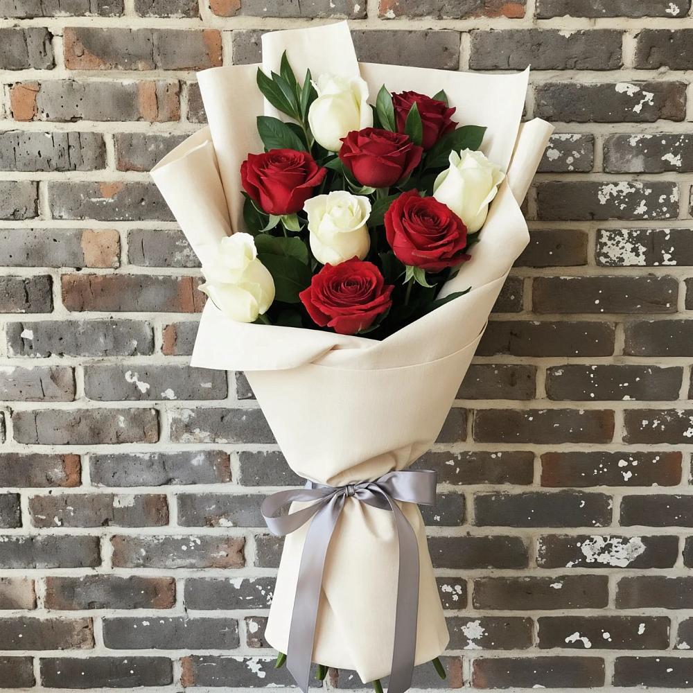 Букет цветов из: Розы в Бохане